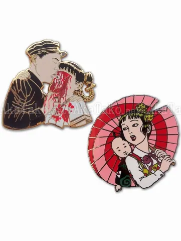 Suehiro Maruo Enamel Pin Torture Garden OR Shoujo Tsubaki Midori