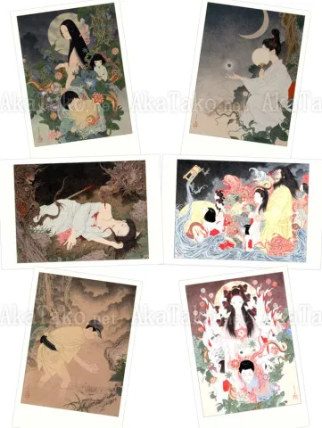 Takato Yamamoto Postcard Set 4 Grass Labyrinth