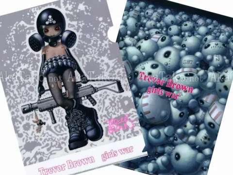 Trevor Brown Girls War clear file 2 SIGNED