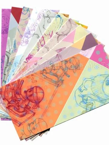 Trevor Brown Drawing Book envelopes set