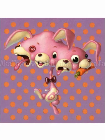 Trevor Brown Radioactive Rabbit original painting