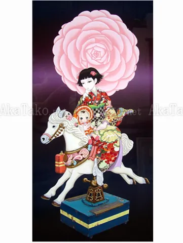 Yuji Moriguchi Otome-Tsubaki painting