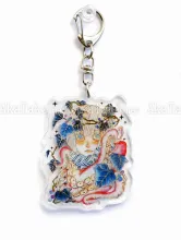 Nori Yamamoto AkaTako Acrylic Keychain - front side