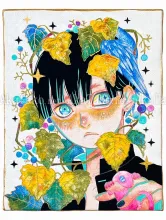 Nori Yamamoto Lost Bird Original Painting