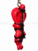 Red Latex Lady Karada Kinbaku Charm back