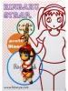 Gym Uniform Schoolgirl Kinbaku Charm on display card
