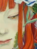 Akiko Ijichi Symbiosis 2 - Mutual Parasitism Original Painting (detail)