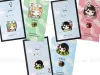 Em Nishizuka Enamel Pins - on paper display cards