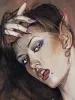 Hajime Sorayama Lithograph 82 - close up detail
