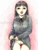 Jun Hayami Shoujo Aika Original Artwork (detail)