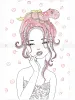 Makiko Sugawa Tako and Pearl Original Artwork