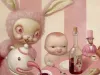 Mark Ryden Rosie's Tea Party print detail