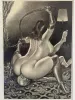 Namio Harukawa Original Drawing with reflections on the glass