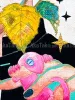 Nori Yamamoto Lost Bird Original Painting (detail)