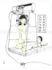 Shintaro Kago original painting Kaiten Sex