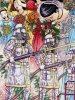 Shintaro Kago print Bride in Front of the Station - detail