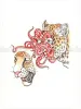 Shintaro Kago Tiger Octopus Original Artwork
