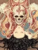 Takato Yamamoto print Chimera Tombstone detail