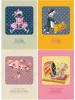 Trevor Brown Toy Box postcards Iris, Goldfish, Radioactive Rabbit, Taiko