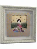 Yuji Moriguchi Sparrow painting - framed
